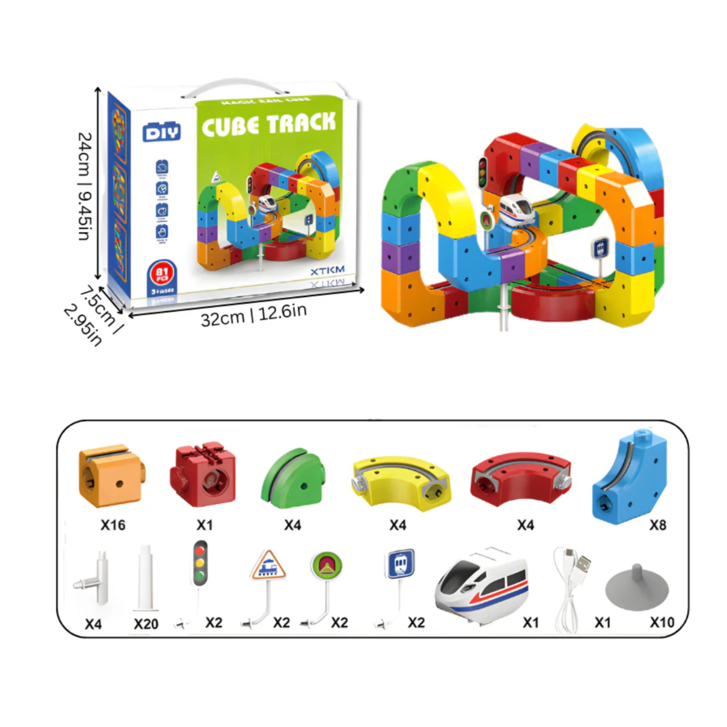 Magnetic Racing Adventure Set