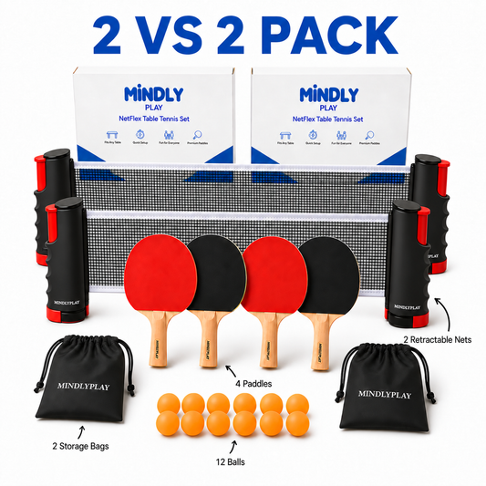 NetFlex Tischtennis-Set – Doppelpack (2 gegen 2)