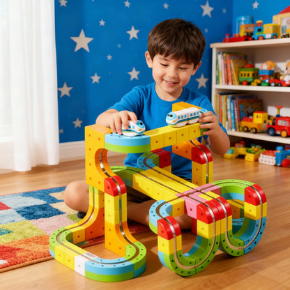 Magnetic Racing Adventure Set